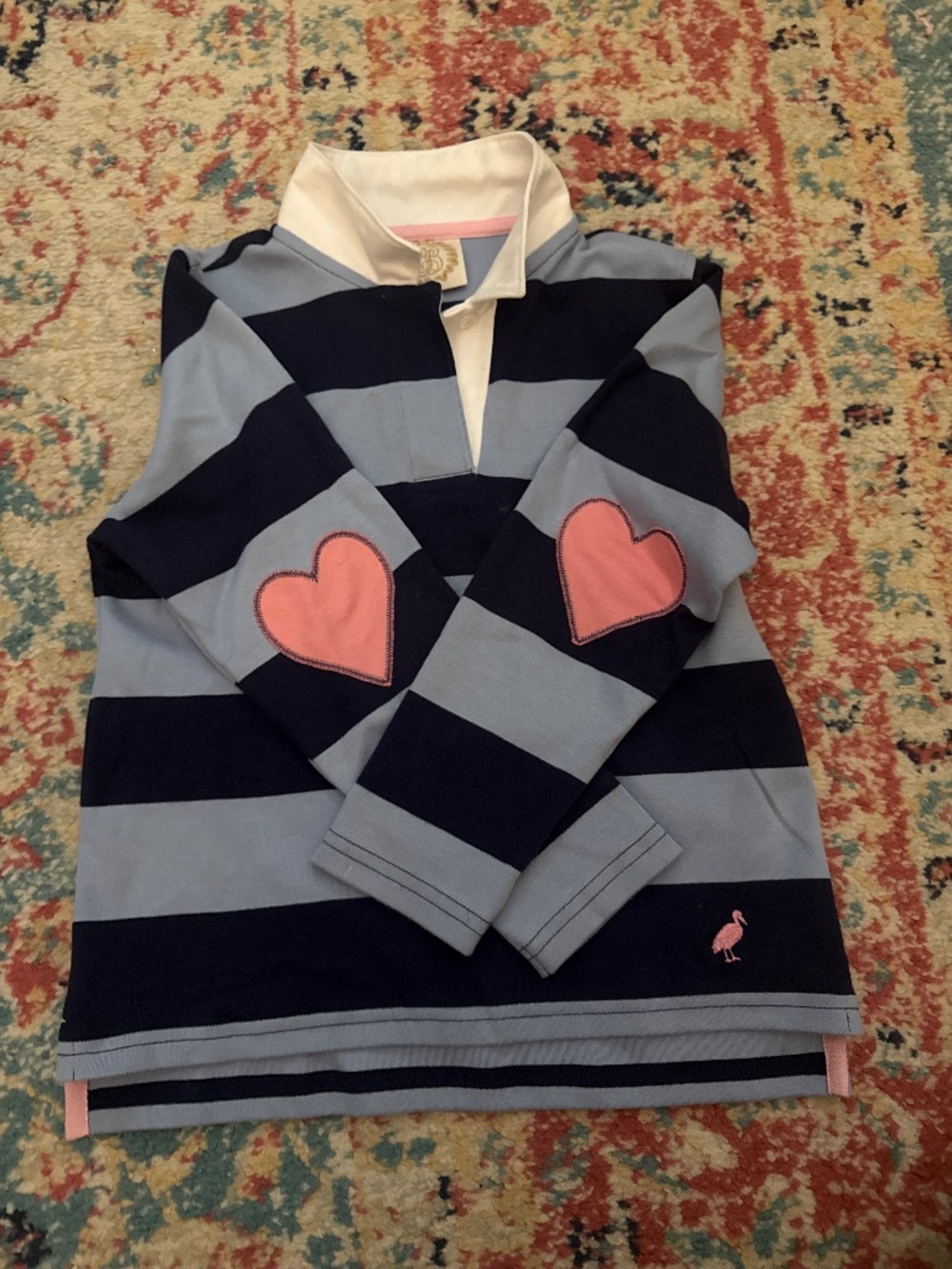 TBBC girls heart polo